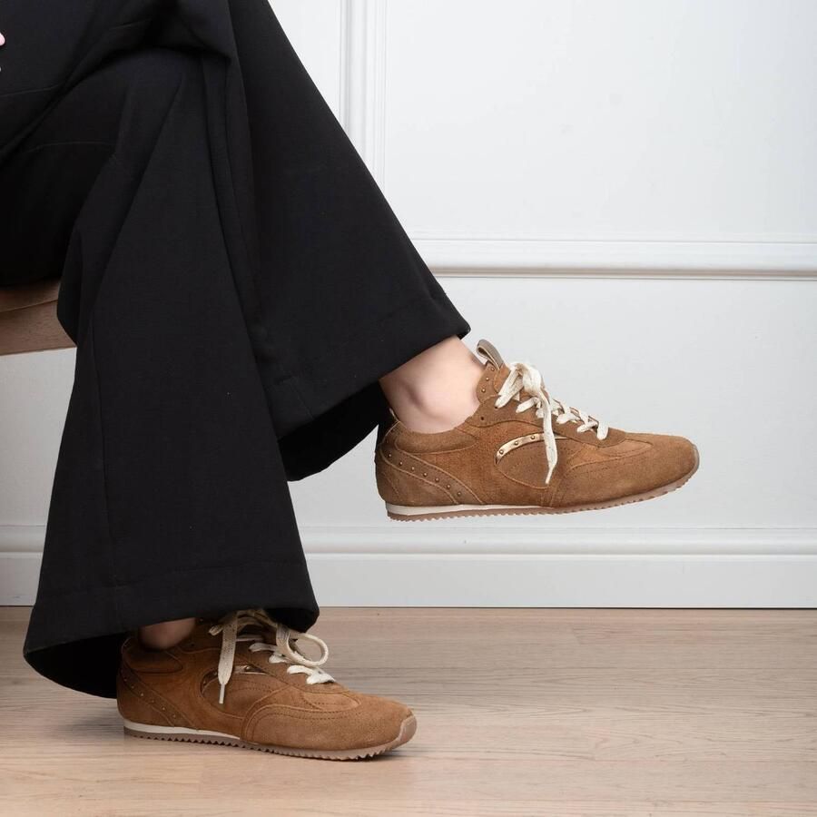 POSH by Poelman Sneakers Tamara 41 Bruin Grijs - Foto 3
