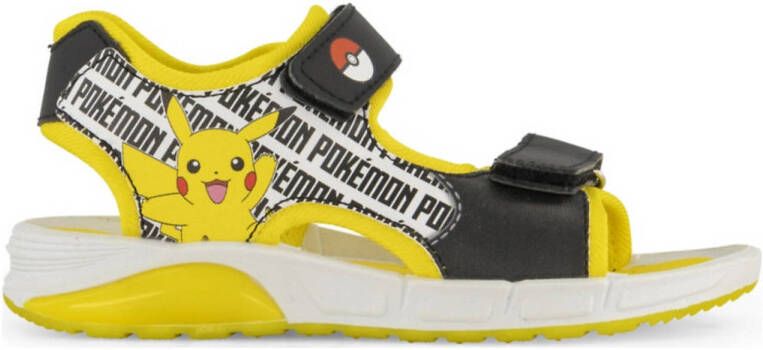 Pokémon sandalen donkerblauw geel