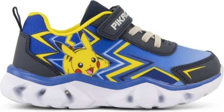 Pokémon sneakers met lichtjes blauw