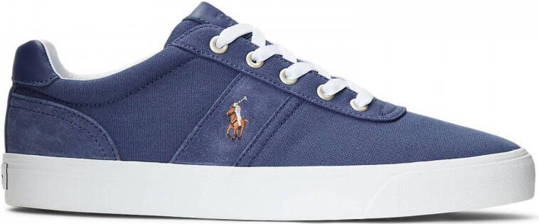 POLO Ralph Lauren Hanford suède sneakers blauw