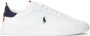 Polo Ralph Lauren Heritage Court-ii Top Fashion sneakers Schoenen white navy red maat: 42 beschikbare maaten:41 42 43 44 45 46 - Thumbnail 2