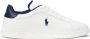 POLO RALPH LAUREN Ralph Lauren Lage Sneakers Heren Heritage Court Ii Maat: 42 Materiaal: Leer Kleur: Wit - Thumbnail 1