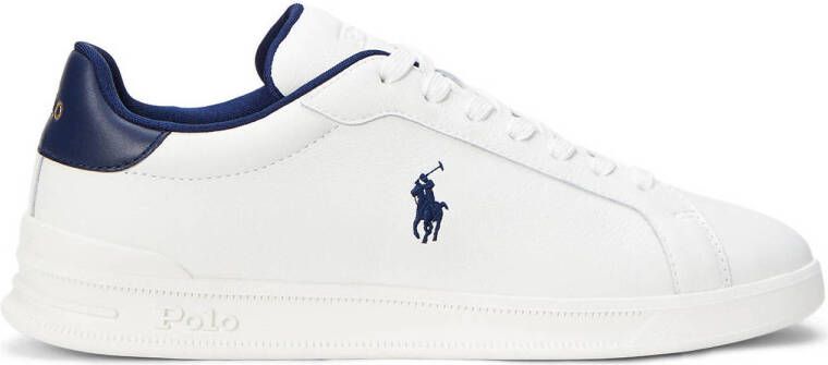 POLO RALPH LAUREN Ralph Lauren Lage Sneakers Heren Heritage Court Ii Maat: 43 Materiaal: Leer Kleur: Wit