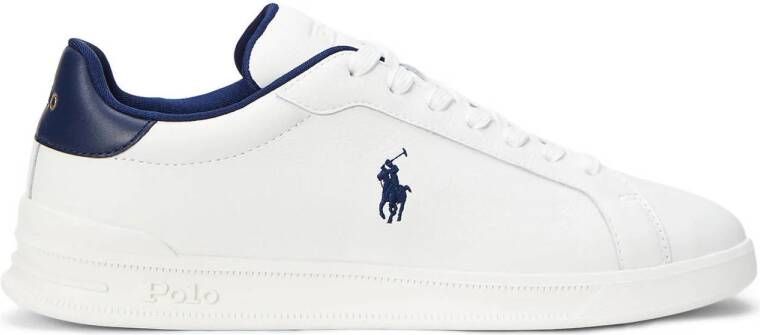 POLO RALPH LAUREN Ralph Lauren Lage Sneakers Heren Heritage Court Ii Maat: 45 Materiaal: Leer Kleur: Wit