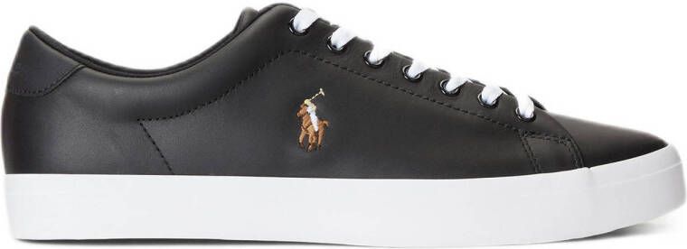 Ralph Lauren Zwarte casual herensneakers met lage profiel Zwart Heren