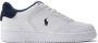 POLO Ralph Lauren Masters Court PP leren sneakers wit donkerblauw - Thumbnail 1