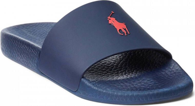 Polo Ralph Lauren Pool Slide Sandalen Schoenen navy red maat: 44 beschikbare maaten:41 42 43 44 45 46