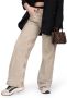 POSH by Poelman AYOKI Dames Sneakers Beige Met Zwart Combinatie - Thumbnail 1