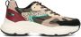 POSH by Poelman Ayoki chunky sneakers beige zwart - Thumbnail 1