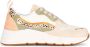 POSH by Poelman CAROCEL Dames Sneakers Beige met combinatie - Thumbnail 1