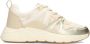 POSH by Poelman CAROCEL Dames Sneakers Wit Met Beige Combinatie - Thumbnail 1