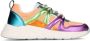 POELMAN Multi sneaker Plumb Salmon Green Blue Roze Mesh Lage sneakers Dames - Thumbnail 1