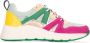 POSH by Poelman Carocel chunky sneakers roze groen Meisjes Imitatieleer 37 - Thumbnail 1
