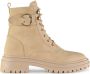 PS Poelman POSH by Poelman Cato veterboots met siergesp beige - Thumbnail 1