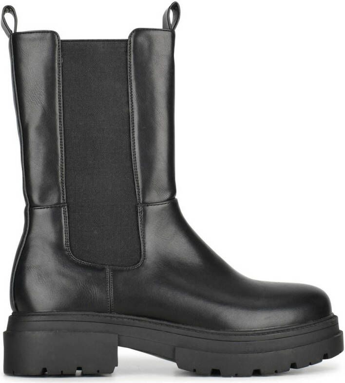 POSH by Poelman CHELLY Dames Chelsea Laarzen Zwart