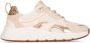 POELMAN beige sneakers van mesh Beige Mesh Lage sneakers Dames - Thumbnail 1