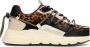 POSH by Poelman chunky sneakers zwart panterprint - Thumbnail 1