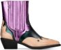 POSH by Poelman POSH by Poelman DamesBootsmet Hak Roze Imitatieleer - Thumbnail 1