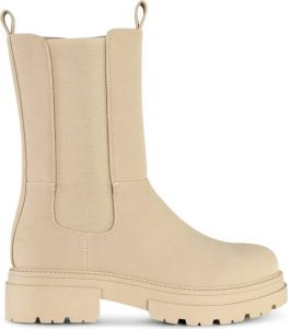 POSH by Poelman CHELLY Dames Chelsea Laarzen Beige