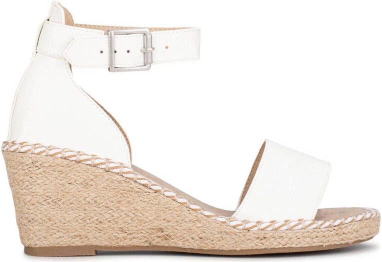 POSH by Poelman SUUS Dames Sandalen Espadrilles Wit