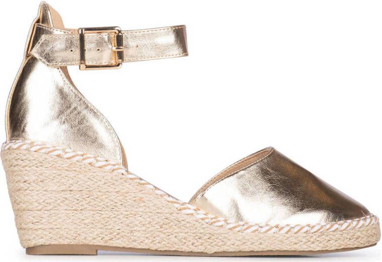 POSH by Poelman Enid espadrilles goud