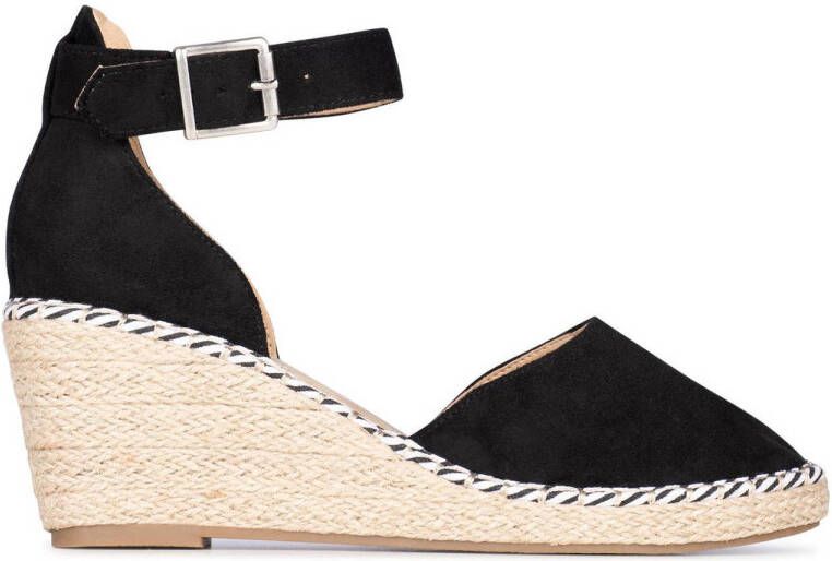 POSH by Poelman Enid espadrilles zwart