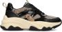 POSH by Poelman Gigi chunky sneakers zwart beige - Thumbnail 1