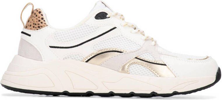 POSH by Poelman Kae chunky sneakers beige wit