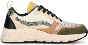 POSH by Poelman leren sneakers groen