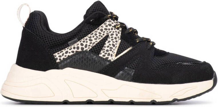 POSH by Poelman CAROCEL Dames Sneakers Zwart