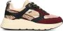 POSH by Poelman Minion chunky sneakers rood zwart beige - Thumbnail 1