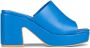 POSH by Poelman muiltjes blauw - Thumbnail 1