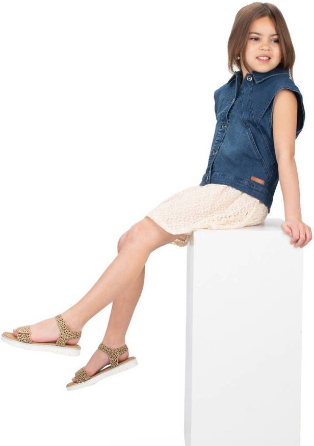 POSH by Poelman Nine sandalen beige zwart