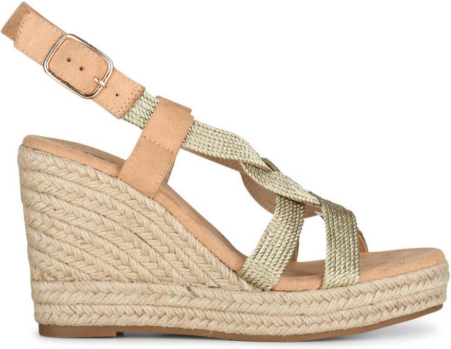 POSH by Poelman Nola espadrilles goud