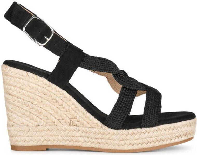 POSH by Poelman NOLA Dames Sandalen Zwart Schoenen