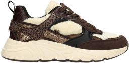 POSH by Poelman CARO Dames Sneakers Bordeaux met combinatie
