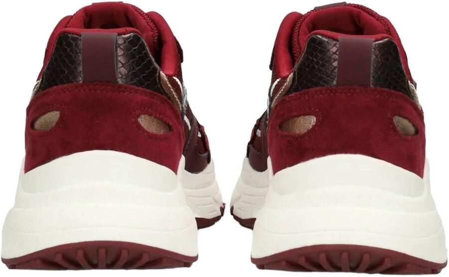 POSH by Poelman Ayoki Dames Sneakers Bordeaux met combinatie - Foto 2