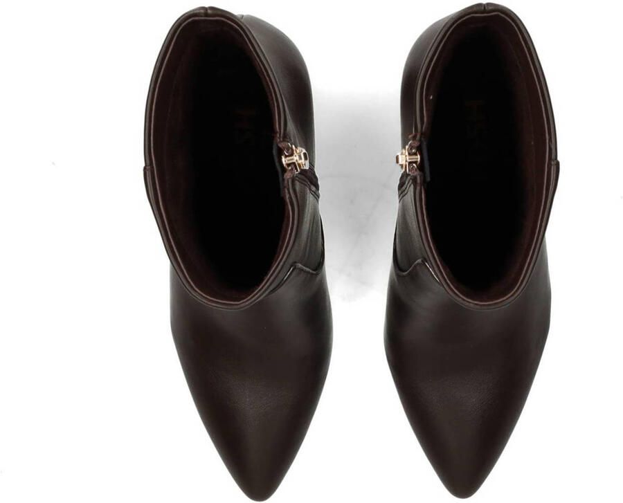 POSH by Poelman enkellaarzen donkerbruin