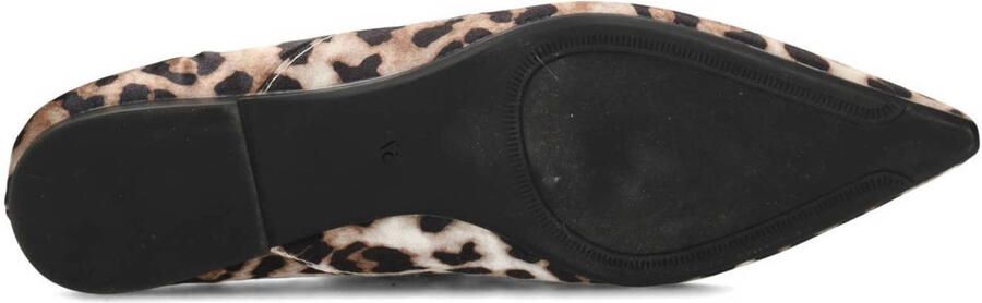 POSH by Poelman Feline loafers met panterprint beige zwart - Foto 3
