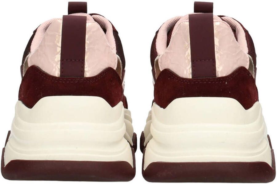 POSH by Poelman GIGI Dames Sneakers Bordeaux met combinatie - Foto 3