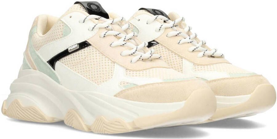 POSH by Poelman GIGI Dames Sneakers Wit met groene combinatie - Foto 3