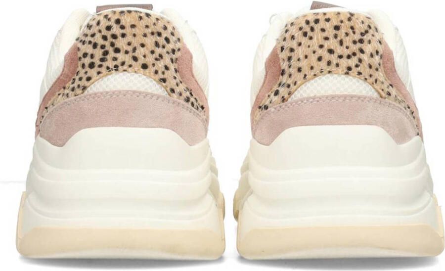 POSH by Poelman GIGI Dames Sneakers Wit met roze combinatie - Foto 2