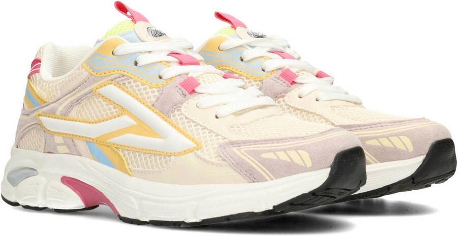 POSH by Poelman GINNY Dames Sneakers Wit met gele combinatie - Foto 3