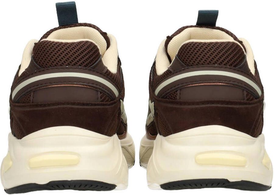POSH by Poelman GINNY Dames Sneakers Donker bruin - Foto 3