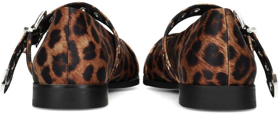 POSH by Poelman Gulia loafers met panterprint cognac - Foto 2