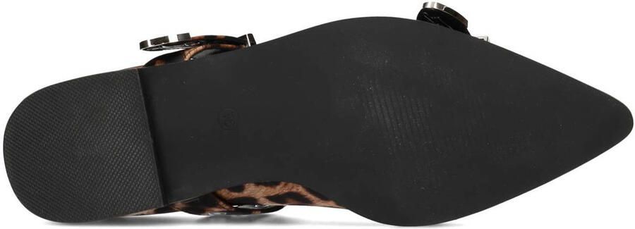 POSH by Poelman Gulia loafers met panterprint cognac - Foto 3