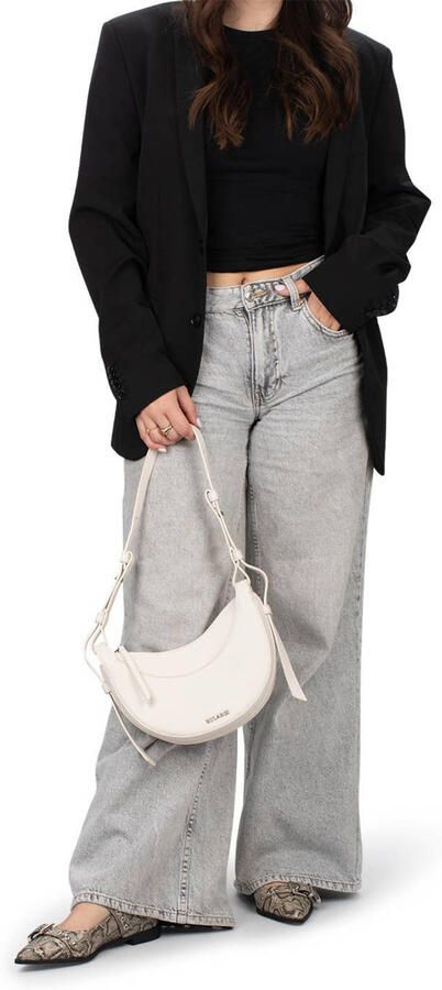 POSH by Poelman Gulia loafers met slangenprint grijs