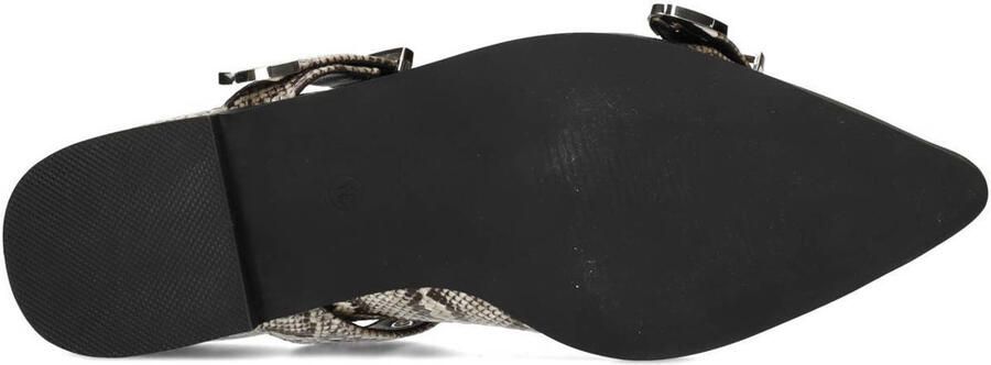 POSH by Poelman Gulia loafers met slangenprint grijs - Foto 3