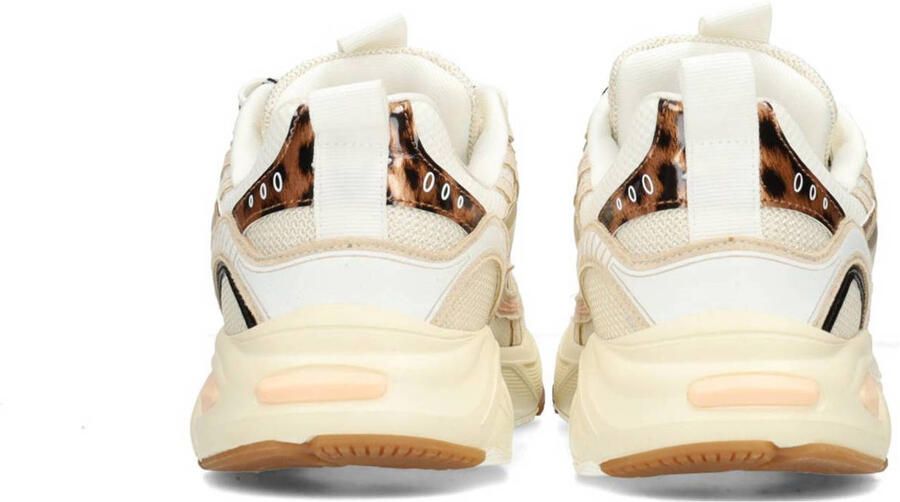 POSH by Poelman HARPER Dames Sneakers Wit met gouden combinatie - Foto 3