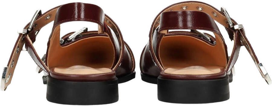 POSH by Poelman Julie lak slingback loafers bordeaux - Foto 2